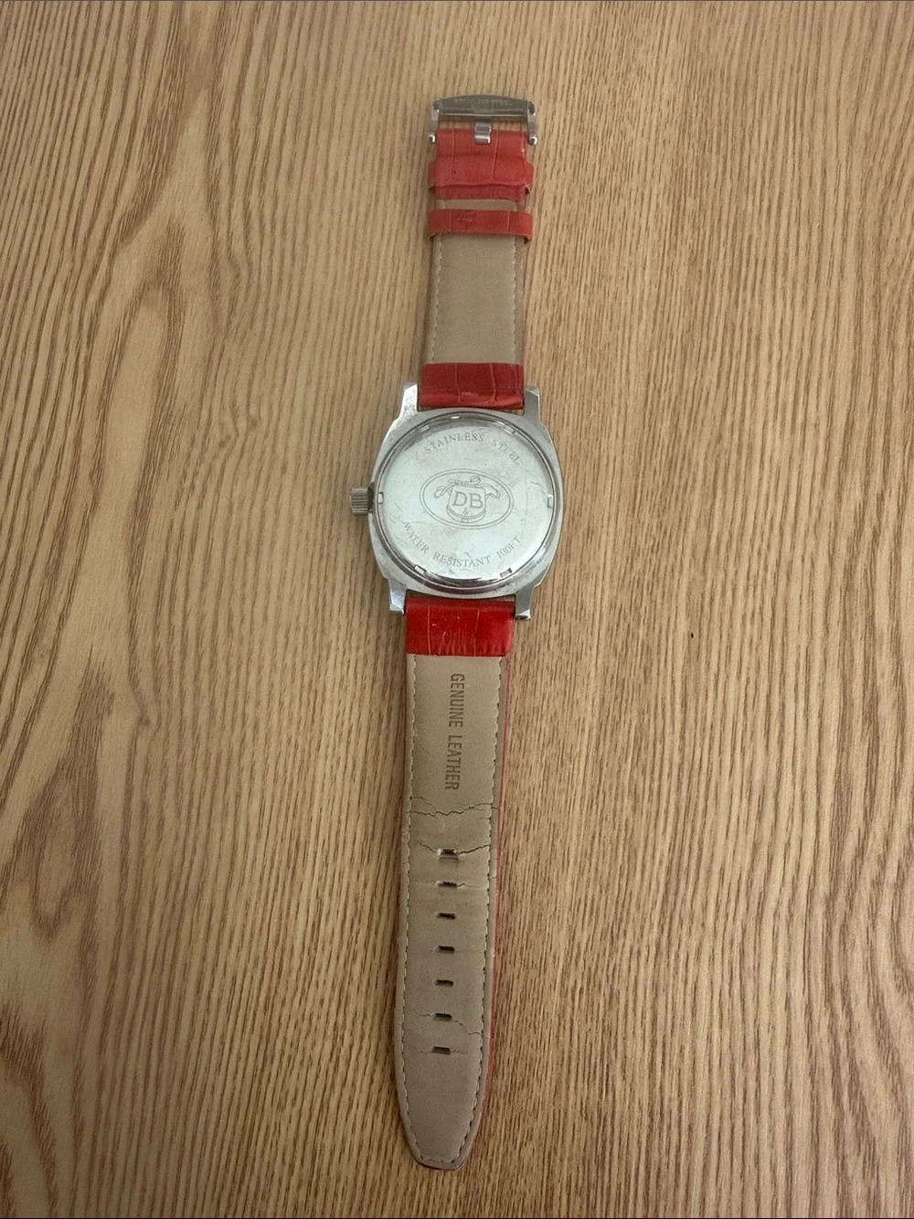 Dooney & Bourke Red Leather Strap Women's Watch see description